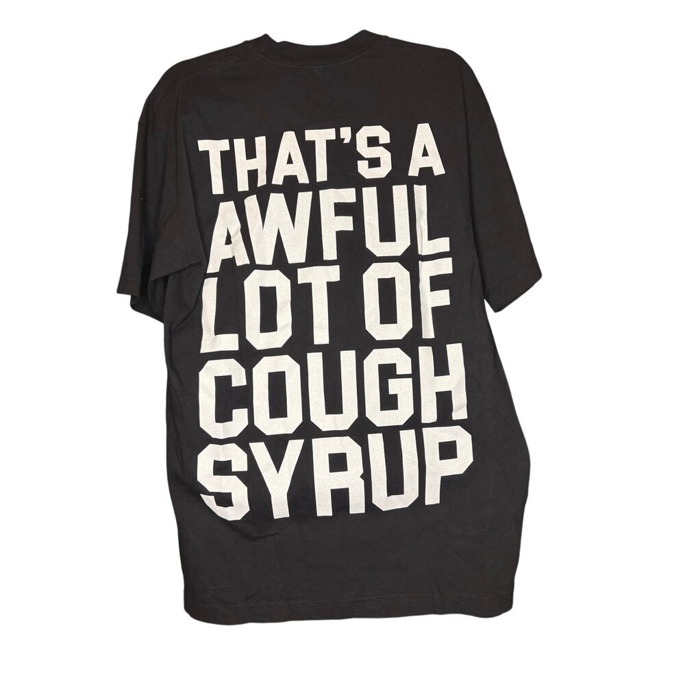 NEW Sz. M - Men's Awful Lot of Cough, Short Sleeve (BLK)